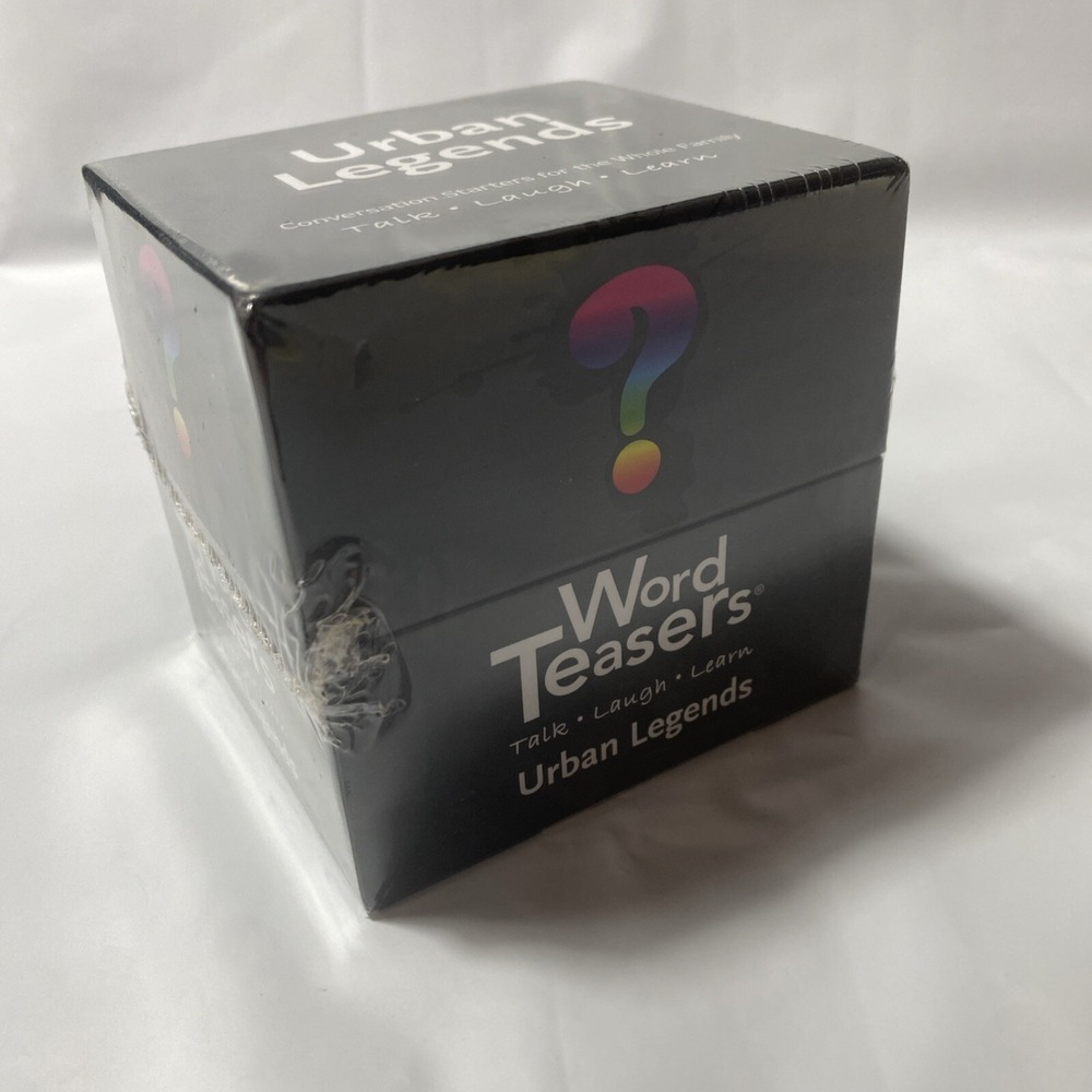 Word Teasers Urban Legends Conversation Starter Family Card Game Sealed NEW